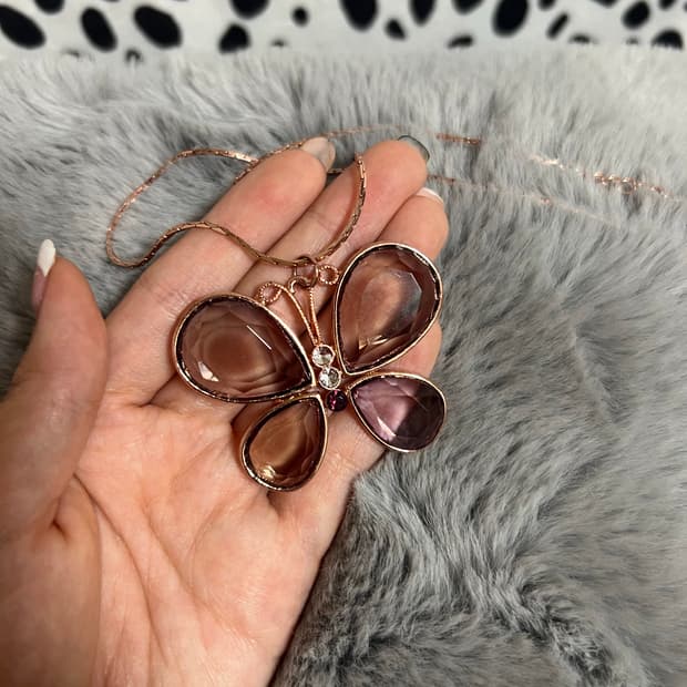 페어리 나비 큐빅 오리엔탈 빈티지목걸이 