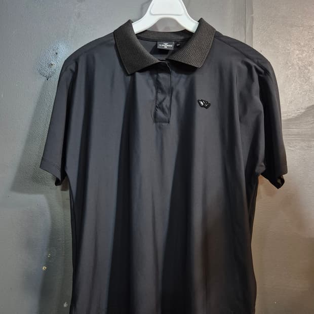 골프웨어 V.SEASON 95 블랙 반팔 카라티 95 55 66