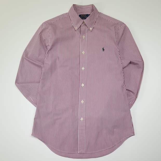 CL803 M 폴로 퍼플  스트라이프 셔츠 남방