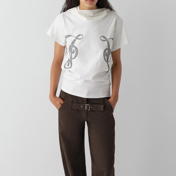 (XS,S,M) 기마구아스 Phoebe 스터드 티셔츠