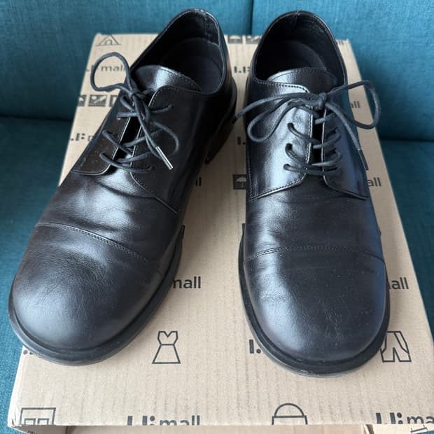 로맨틱무브X수아레 더비슈즈 265사이즈 팝니다. 