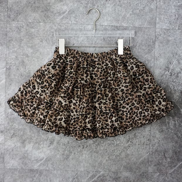 Leopard Skirt Pants