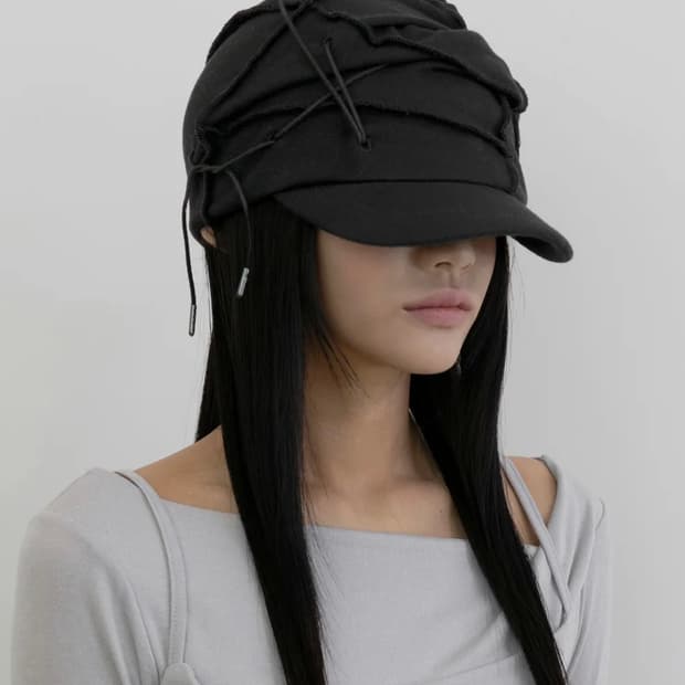플레어업 Soi Draped Cap (Black)