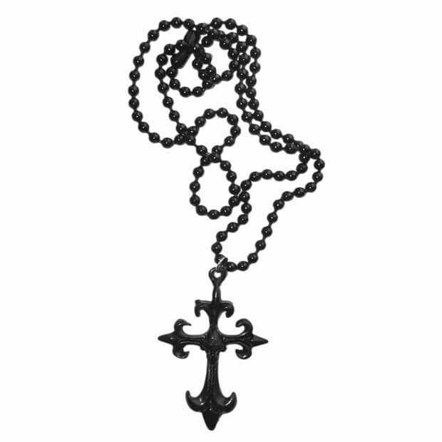 BLACK SKULL NECKLACE 체인목걸이