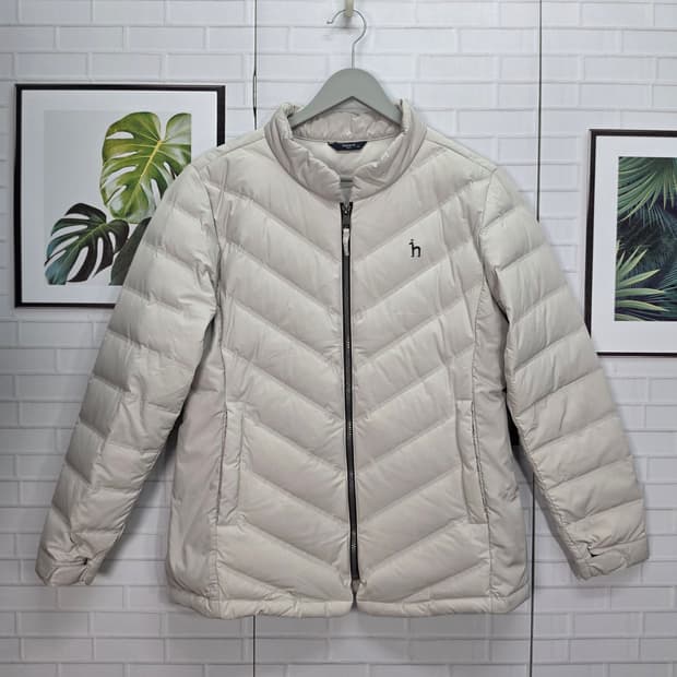 헤지스 골프 구스다운 경량 패딩 자켓 점퍼 100사이즈 새상품급