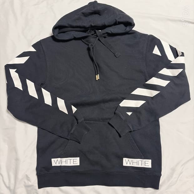 Off-White 오프화이트 블랙 후드티