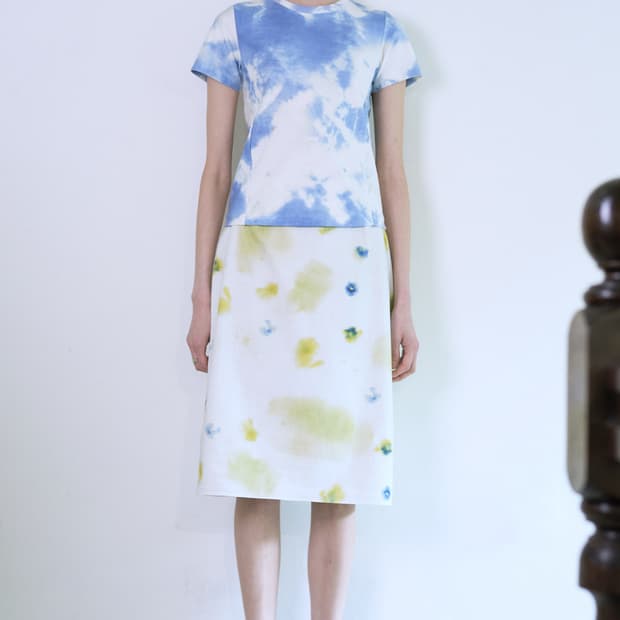 Teak cotton skirt pansy 티크 코튼 스커트 팬지