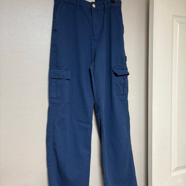 던스트 카고팬츠 블루팬츠