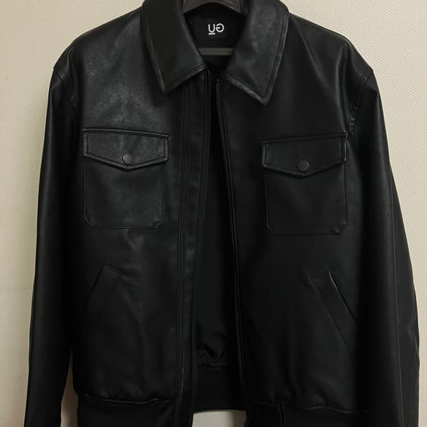 Gu x undercover 가죽자켓