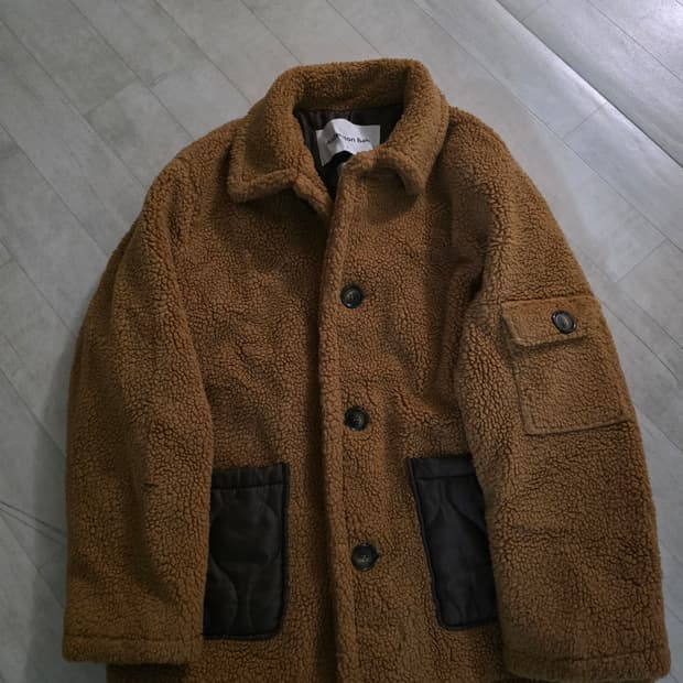 앤더슨벨 리차드 테디 베어 초어 울 자켓 L