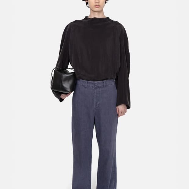 26ss 아모멘토 플레어 데님 블루 Men's Flared Denim