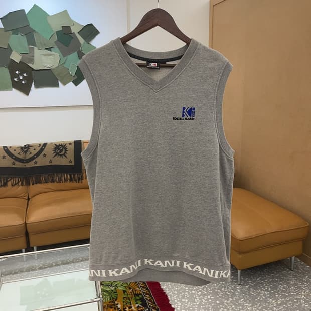 칼카니 올드스쿨 스웻 베스트 조끼 100 C06275