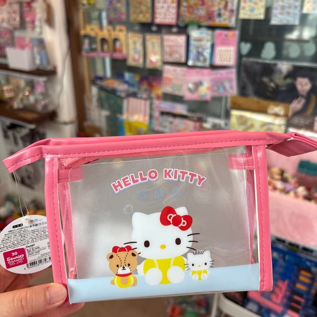 헬로키티 클리어 파우치(테니스