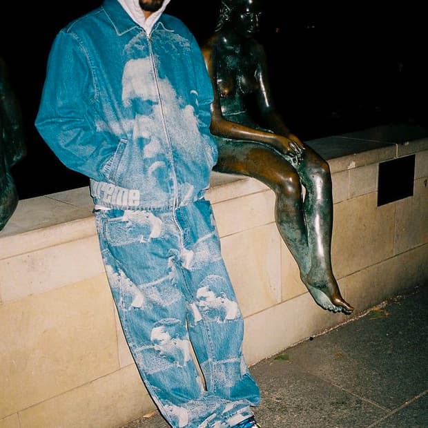 슈프림 john coltrane 데님 셋업