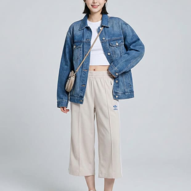 아디다스 오리지널 세일러 7/8 와이드 팬츠