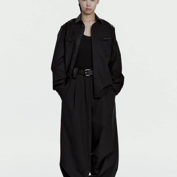 혜인서 25fw 울 와이드 팬츠
