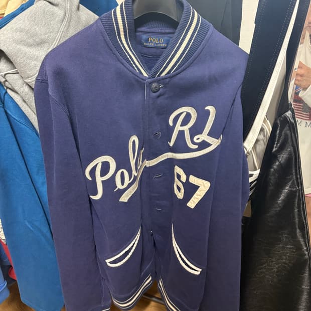 폴로 베이스볼 바시티 자켓