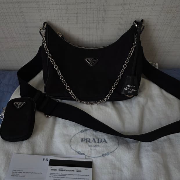 [풀구성]프라다 리나일론 테수토 호보백