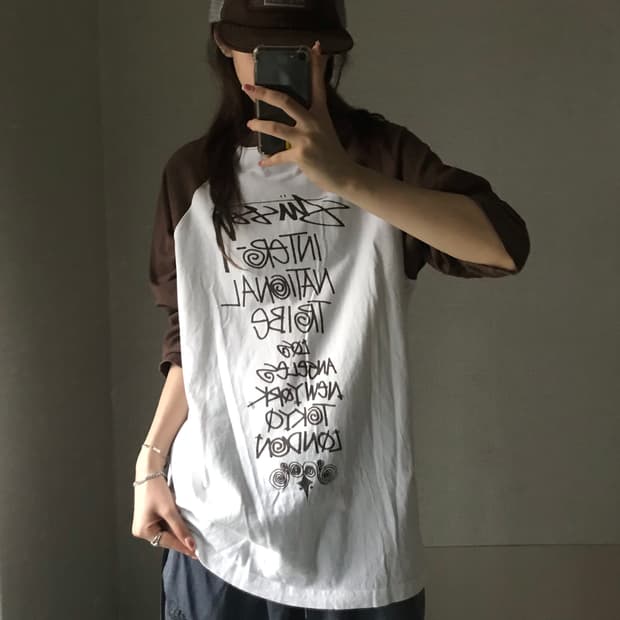 올드스투시 브라운 나그랑 월드투어 롱슬리브