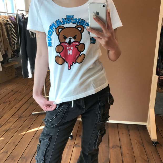 히스테릭글래머 퍽베어 반팔티