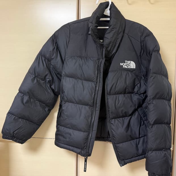 노스페이스 패딩 여성 뉴 퍼피 자켓 블랙