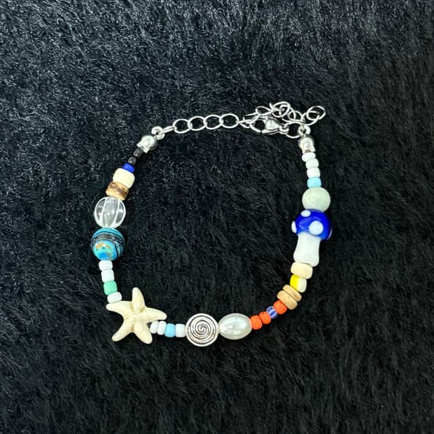 빈티지비즈팔찌0001