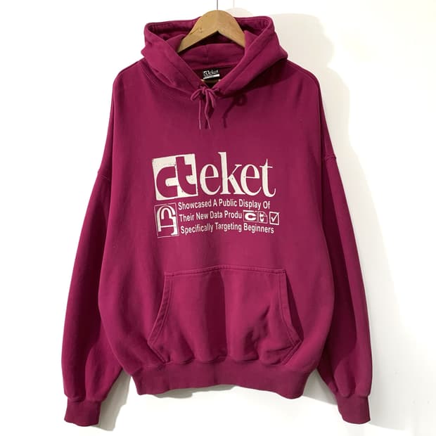테켓 마젠타 후드티 