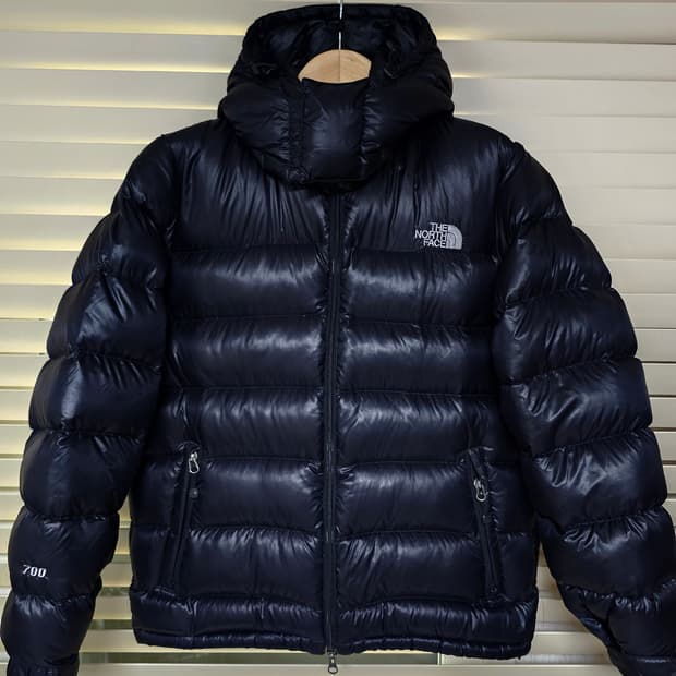 노스페이스 700 눕시 구스다운 유광패딩 M(95)