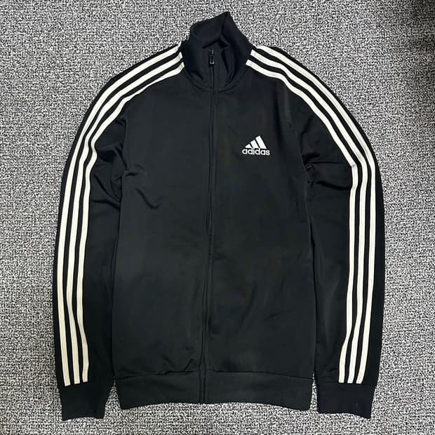 (95) 아디다스 검흰 트랙탑 져지