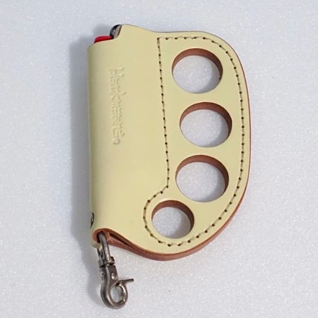 블랙민즈 너클 레더 라이터 키링