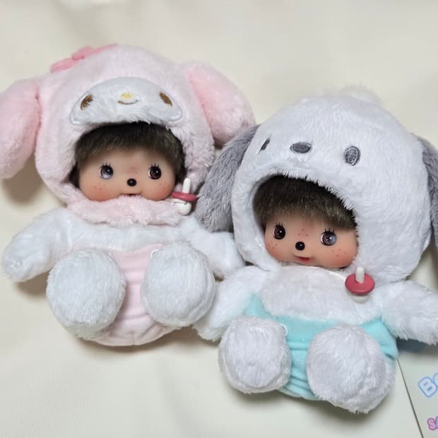 몬치치 베비치치 포차코 + 마이멜로디 🩷🩵
