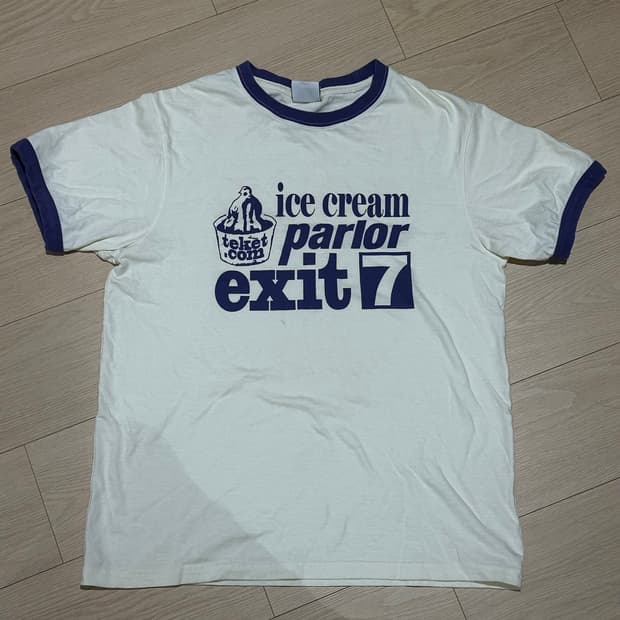 테켓 반팔 아이보리 M