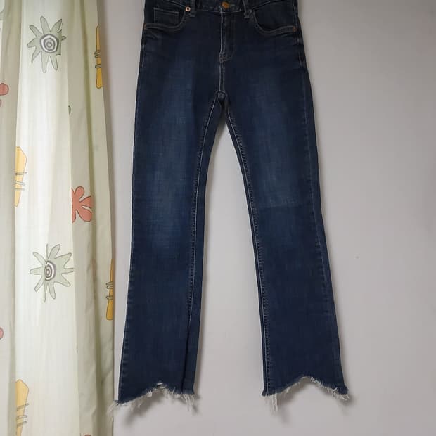 블루블루 부츠컷 청바지 S