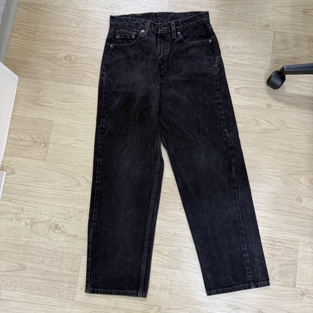 [초레어 희귀템] 90년도 빈티지 리바이스 565 흑청