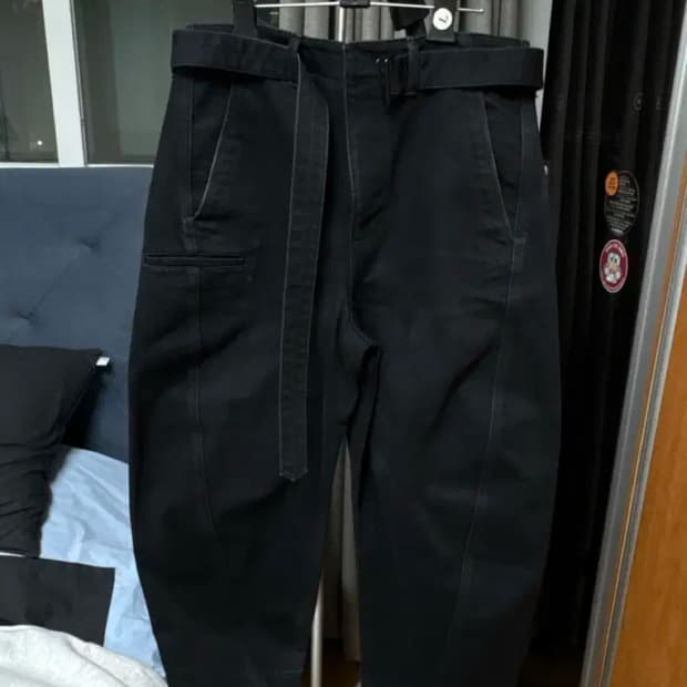 르메르 트위스티드 벨티드 팬츠 21ss (48,벨트 긴 버전)