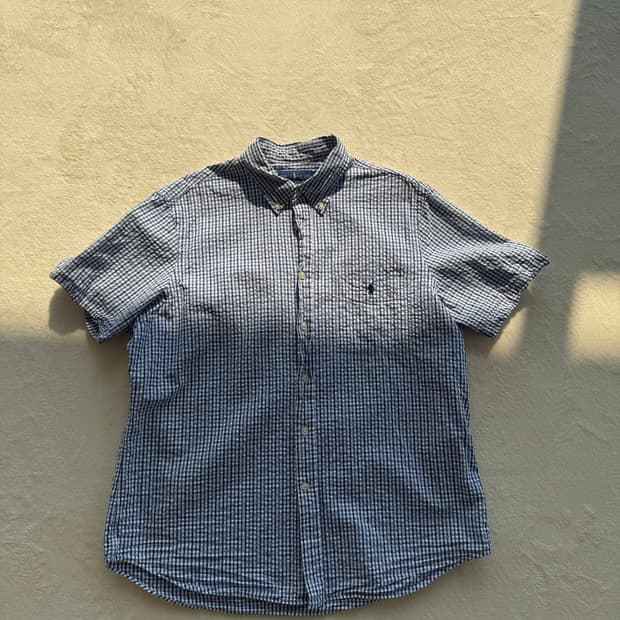 폴로 시어서커 반팔셔츠