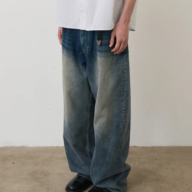 노운 wide denim pants (blue)(0)팝니다