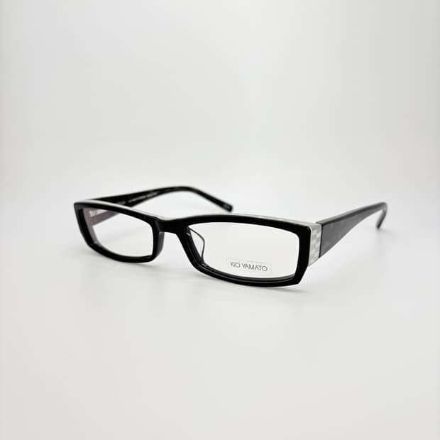 KIO YAMATO 키오야마토 블랙 실버 뿔테