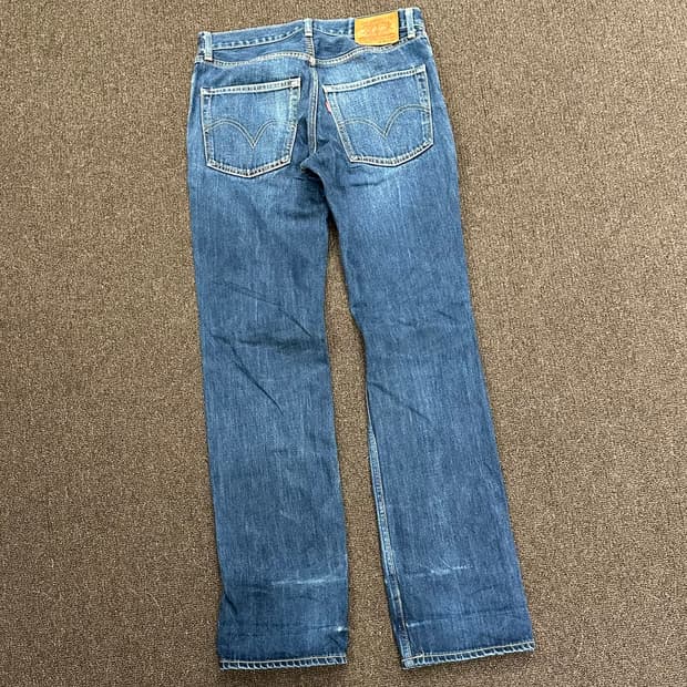 30x34)리바이스 빈티지 502 여성 중청 데님팬츠