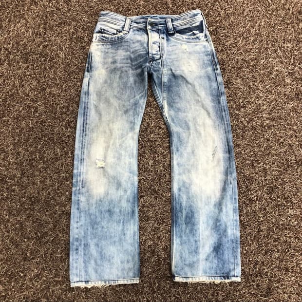 디젤 Timmen 디스 워싱 데님 팬츠