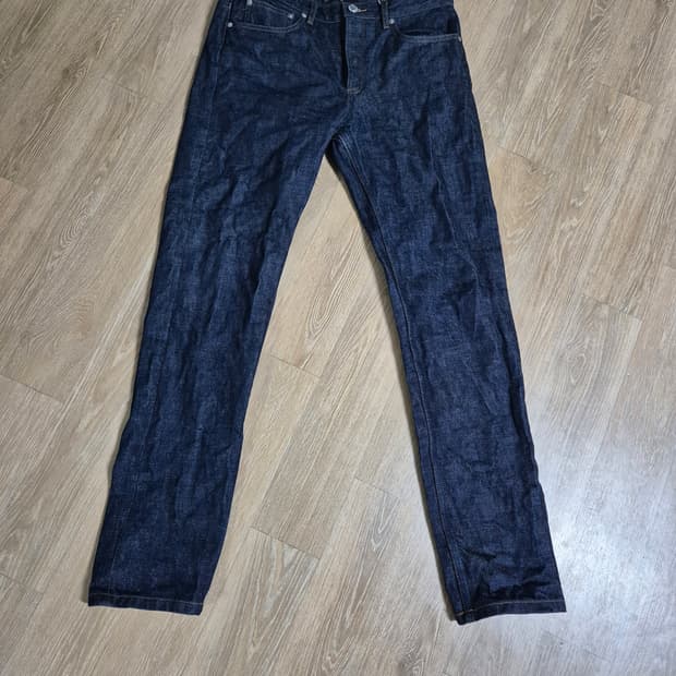 [32] 아페세 apc 쁘디 뉴 스탠다드 셀비지 청바지 진 중청 진청