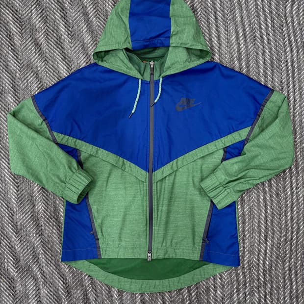 나이키 바람막이 블루그린