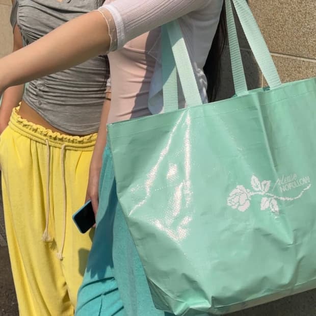 플노팔 로고 타포린백(민트)