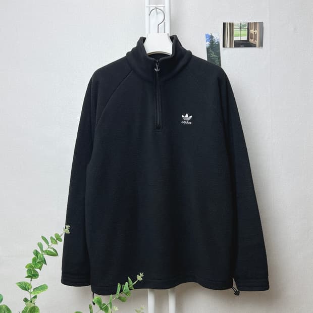 아디다스 반집업 아노락 플리스 3XL