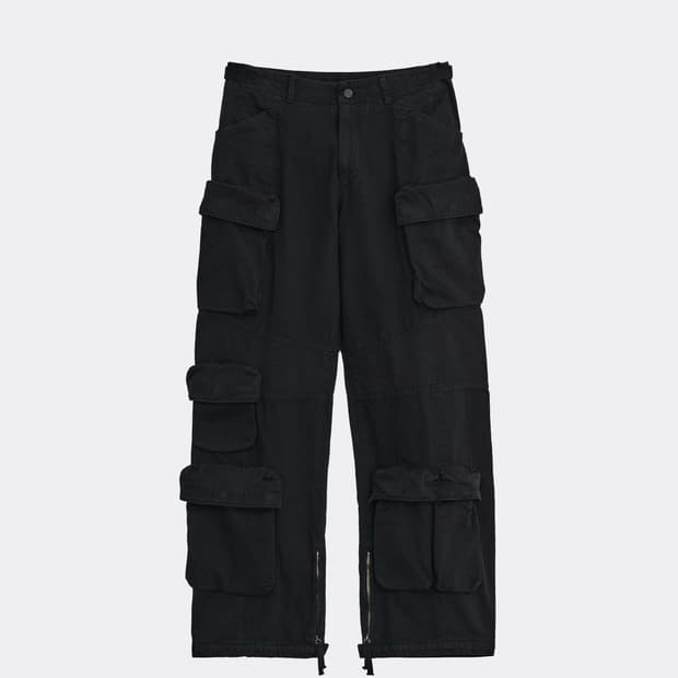 누마레 EE / 가먼츠 다이드 유틸리티 카고팬츠