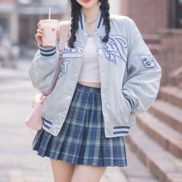 [주#]올드스쿨 후부 빈티지 야구잠바