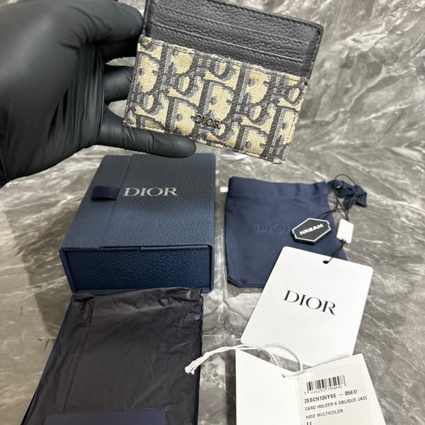 디올 오블리크 카드지갑