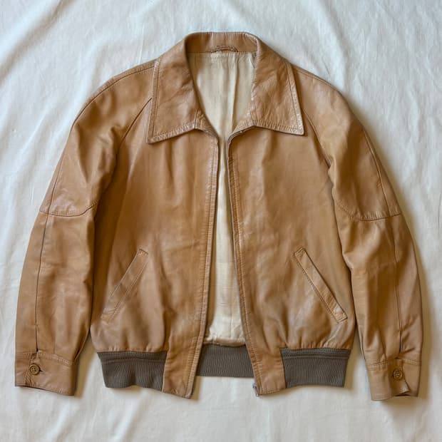 [100] 60s 스페인 산티아고 피게 PIRA 레더 자켓