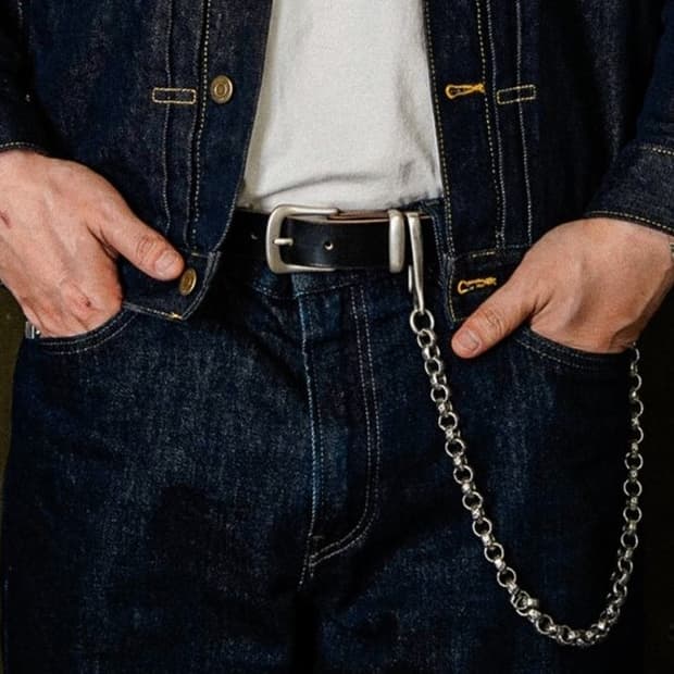 BEL Classic Bridle Belt Silver color