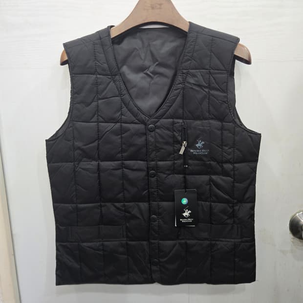 95,M택있는새상품) 버버리힐스 폴로 오리털 경량 조끼 !정가118000